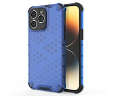 Hurtel Honeycomb dėklas skirtas iPhone 14 Pro Max, mėlynas