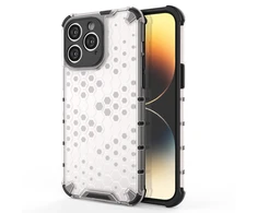Hurtel Honeycomb dėklas skirtas iPhone 14 Pro Max, skaidrus