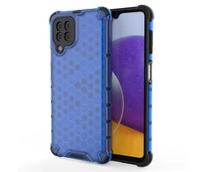 Hurtel Honeycomb dėklas skirtas Samsung Galaxy A22 4G, mėlynas