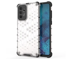 Hurtel Honeycomb dėklas skirtas Samsung Galaxy A73, skaidrus