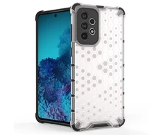 Hurtel Honeycomb dėklas skirtas Samsung Galaxy A73, skaidrus