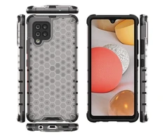 Hurtel Honeycomb dėklas skirtas Samsung Galaxy A42 5G, skaidrus