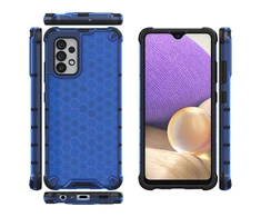 Hurtel Honeycomb dėklas skirtas Samsung Galaxy A03s (166.5), mėlynas