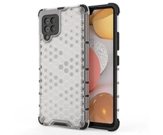 Hurtel Honeycomb dėklas skirtas Samsung Galaxy A42 5G, skaidrus