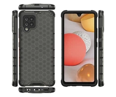 Hurtel Honeycomb dėklas skirtas Samsung Galaxy A42 5G, juodas