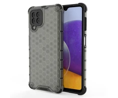 Hurtel Honeycomb dėklas skirtas Samsung Galaxy A22 4G, juodas