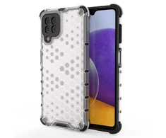 Hurtel Honeycomb dėklas skirtas Samsung Galaxy A22 4G, skaidrus