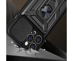 Hurtel Hybrid Armor Camshield dėklas skirtas iPhone 14 Plus, rožinis