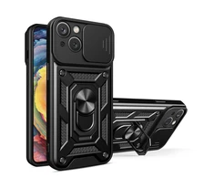Hurtel Hybrid Armor Camshield dėklas skirtas iPhone 14 Plus, juodas