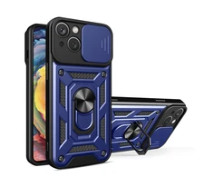 Hurtel Hybrid Armor Camshield dėklas skirtas iPhone 14 Plus, mėlynas
