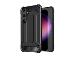Hurtel Hybrid Armor Samsung Galaxy S24 FE dėklas telefonui juodos spalvos