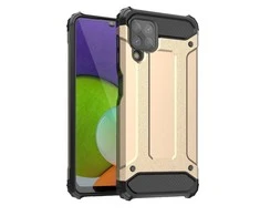 Hurtel Hibrid dėklas skirtas Samsung Galaxy A22 4G, auksinis