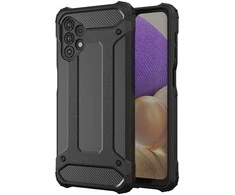 Hurtel Hybrid Armor dėklas skirtas Samsung Galaxy A73, juodas