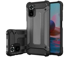 Hurtel Hybrid Armor armored hybrid case cover Xiaomi Redmi Note 11 Pro+ 5G (China) / 11 Pro 5G (China) / Mi11i HyperCharge / Poco X4 NFC 5G dėklas telefonui juodos spalvos