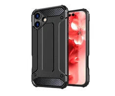 Hurtel Hybrid Armor Apple iPhone 16 – dėklas telefonui juodos spalvos