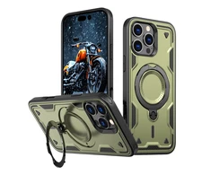 Hurtel Hybrid Armor Trendy MagSafe Apple iPhone 16 Pro Max – dėklas telefonui žalios spalvos