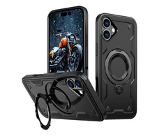 Hurtel Hybrid Armor Trendy MagSafe Apple iPhone 16 Plus – dėklas telefonui juodos spalvos