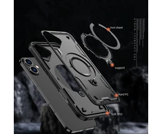 Hurtel Hybrid Armor Trendy MagSafe Apple iPhone 16 – dėklas telefonui juodos spalvos