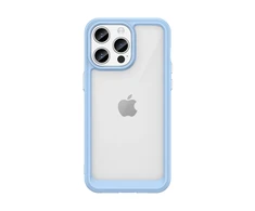 Hurtel Apple iPhone 15 Pro Max Outer Space Reinforced Flexible Frame – dėklas telefonui mėlynos spalvos