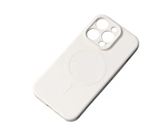 Hurtel iPhone 16e Silikoninis dėklas su MagSafe – rusvai gelsvas