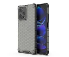 Hurtel Honeycomb Xiaomi Redmi Note 12 Pro+ armored hybrid dėklas telefonui juodos spalvos