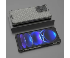 Hurtel Honeycomb Xiaomi Redmi Note 12 Pro+ armored hybrid dėklas telefonui juodos spalvos