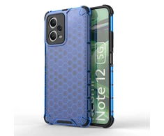 Hurtel Honeycomb Xiaomi Redmi Note 12 5G / Poco X5 5G armored hybrid dėklas telefonui mėlynos spalvos