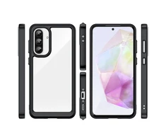 Hurtel Outer Space Samsung Galaxy A26 Cover with Flexible Frame – dėklas telefonui juodos spalvos