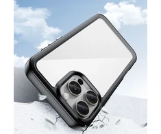 Hurtel Outer Space Gel Frame Apple iPhone 16 Pro Max – dėklas telefonui juodos spalvos