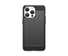 Hurtel Flexible carbon pattern Apple iPhone 15 Pro Max Carbon – dėklas telefonui juodos spalvos