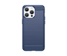 Hurtel Flexible carbon pattern Apple iPhone 15 Pro Carbon – dėklas telefonui mėlynos spalvos