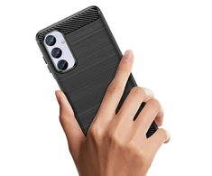 Hurtel Flexible carbon pattern Samsung Galaxy M54 Carbon – dėklas telefonui juodos spalvos