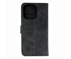 Hurtel Leather Book Apple iPhone 16 Pro Max – dėklas telefonui juodos spalvos