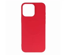 Hurtel Liquid Silikoninis MagSafe Apple iPhone 16 Pro – dėklas telefonui raudonos spalvos