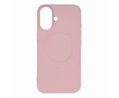 Hurtel Liquid Silikoninis MagSafe Apple iPhone 16 – light dėklas telefonui rožinės spalvos