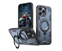 Hurtel Hybrid Armor Trendy MagSafe Apple iPhone 16 Pro Max – dėklas teleofnui mėlynos spalvos