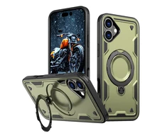 Hurtel Hybrid Armor Trendy MagSafe Apple iPhone 16 – dėklas telefonui žalios spalvos