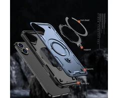 Hurtel Hybrid Armor Trendy MagSafe Apple iPhone 16 – dėklas teleofnui mėlynos spalvos