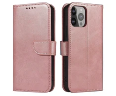 Hurtel Magnet Case Samsung Galaxy S24 FE dėklas telefonui rožinės spalvos
