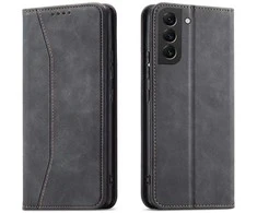 Hurtel Magnet Fancy dėklas, skirtas Samsung Galaxy S23+, juodas