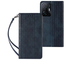 Hurtel Magnet Strap dėklas su dirželiu skirtas Samsung Galaxy A13 5G, mėlynas