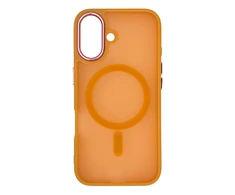 Hurtel Magnetic Collection MagSafe Apple iPhone 16 – dėklas telefonui oranžinės spalvos