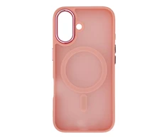 Hurtel Magnetic Collection MagSafe iPhone 16 Plus – dėklas telefonui rožinės spalvos