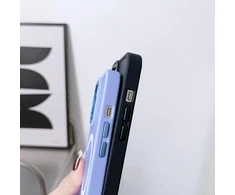 Hurtel Magnetic Color Matte dėklas skirtas Apple iPhone 15 Plus – violetinės spalvos