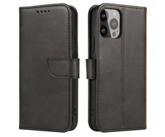 Hurtel Magnet atverčiamas dėklas skirtas iPhone 14 Max, juodas