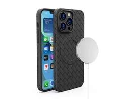 Hurtel MagSafe Woven Apple iPhone 15 Pro Max – dėklas telefonui juodos spalvos