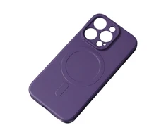 Hurtel MagSafe Compatible silikoninis iPhone 15 Pro silikoninis – dėklas telefonui violetinės spalvos