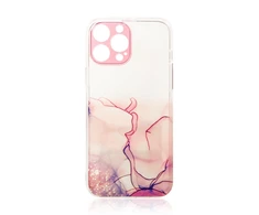 Hurtel Marble dėklas skirtas iPhone 12 Pro, rožinis