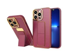 Hurtel New Kickstand dėklas skirtas iPhone 12 Pro, raudonas