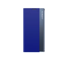 Hurtel New Sleep Xiaomi Redmi Note 12 Pro+ atverčiamas su stoveliu dėklas telefonui mėlynos spalvos